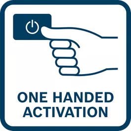 Thumb-actuated power switch for efficient single-handed use