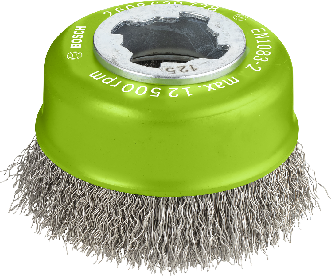 Bosch PRO Stainless Steel clean X-Lock Cup Brush 75 mm.