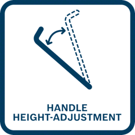  Height adjustable handlebar for improved ergonomics