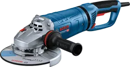 Bosch GWS 27-180 PR angle grinder with ergonomic handle.