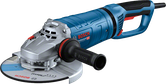 Bosch GWS 27-230 PR angle grinder with ergonomic handle.