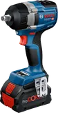 Bosch GDS 18V-750 C cordless impact driver with ProCORE18V battery.