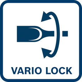  Enables to rotate and lock the chisel in various positions