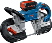 Bosch GCB 18V-127 cordless band saw for precise cutting.