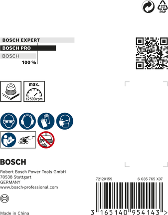 PRO Stainless Steel clean X-Lock Cup Brush, 75 x 0.3 mm Bosch PRO Stainless Steel clean X-Lock Cup Brush 75 x 0.3 mm.