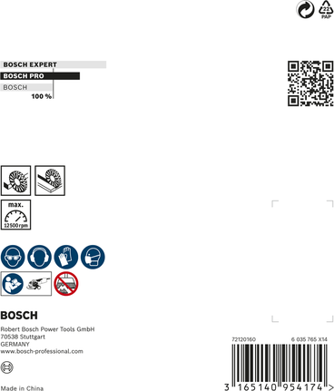 Bosch PRO Metal heavy X-Lock wire wheel 115 x 0.5 mm.