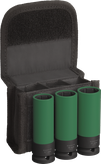 Bosch PRO Impact Socket Set with PET covers, 1/2 inch, 3 pcs.