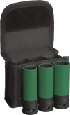 Bosch PRO Impact Socket Set with PET covers, 1/2 inch, 3 pcs.