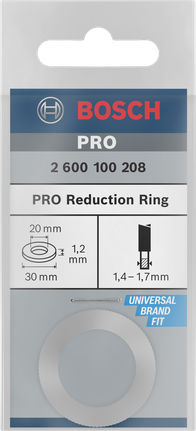 Bosch PRO reduction ring 30×1.2×20 mm.