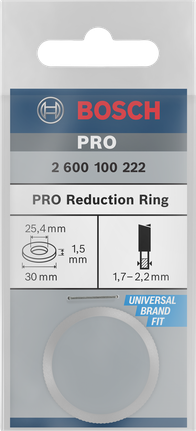 Bosch PRO reduction ring 30×1.5×25.4 mm.