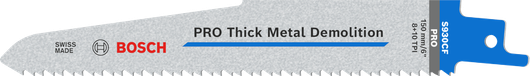 Bosch PRO Thick Metal Demolition S930CF blade, micro edge.