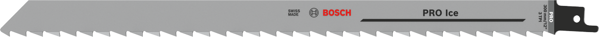 Bosch PRO Ice S1211K blade with constant tooth design.