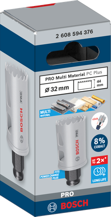 PRO Multi Material PC Plus Hole Saw, 32 mm PRO Multi Material PC Plus Hole Saw, 32 mm