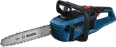 Bosch GKE 18V-40 cordless chainsaw with ProCORE battery.