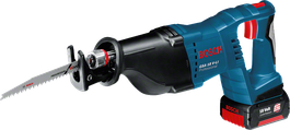 Bosch cordless reciprocating saw GS4 18 V-LI for wood.