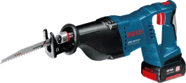 Bosch cordless reciprocating saw GS4 18 V-LI for wood.