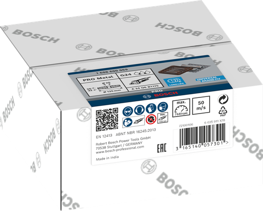 Bosch PRO Metal grinding wheel 125 x 26 x 20 mm.