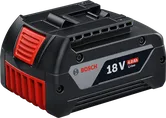 Bosch 18V 4.0Ah Li-ion battery pack.