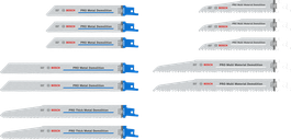 PRO Demolition Blade Set