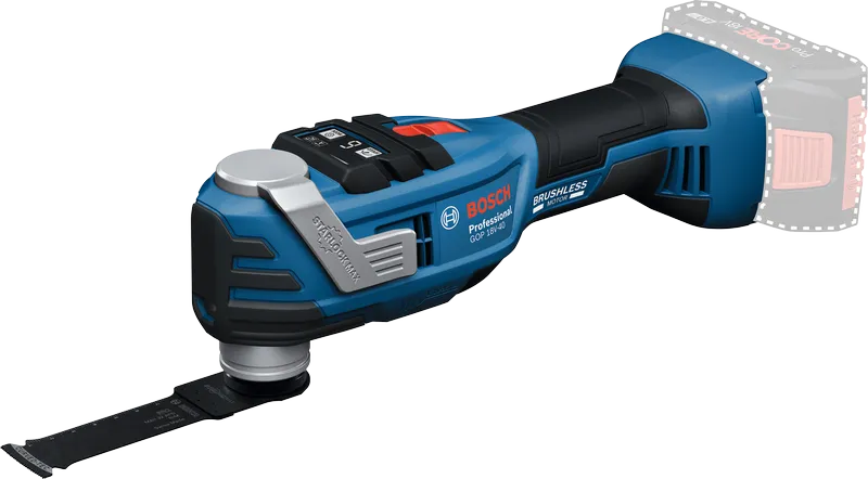 Bosch GOP 18V-40 cordless multi-tool with Starlock system.