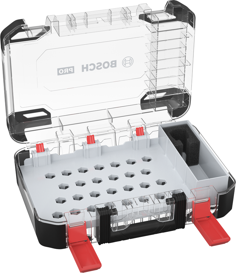 Bosch Hole Saw Case for PRO, organized storage box.