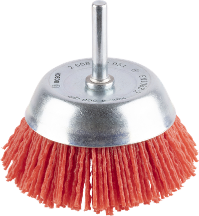 PRO Multi Material clean Cup Brush, 75 x 1 mm, Straight Shank Bosch PRO Multi Material clean Cup Brush nylon SiC grit 80.