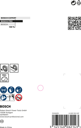 Bosch PRO Multi Material clean wire wheel 100 x 1 mm.