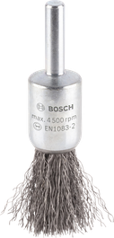 Bosch PRO Metal clean End Brush straight shank 15mm.