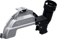 Bosch GDE 180-CG dust extraction guard for large angle grinder.