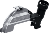 Bosch GDE 180-CG dust extraction guard for large angle grinder.
