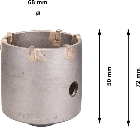 PRO SDS plus-5 Core Cutter, 68 x 50 x 80 mm Bosch PRO SDS plus-5 Core Cutter 68mm for masonry.