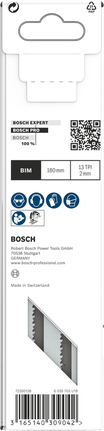 PRO Metal Sandwich T718BF Jigsaw Blade, 180 mm, 3 pcs Bosch PRO Metal Sandwich T718BF jigsaw blade 180 mm 3 pcs.