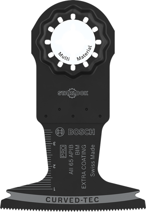PRO AII 65 APIB Plunge Cut Blade, 65 x 40 mm, 5 pcs Bosch PRO AII 65 APIB plunge cut blade for multi-material.