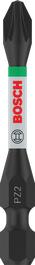 Bosch PRO Pozidriv Impact Bit PZ2 55mm single piece.