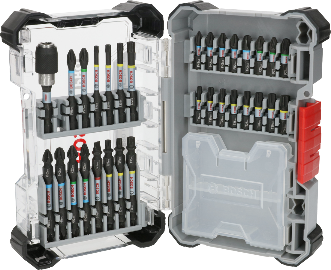 Embout Double Tête PRO Impact Bosch - PH2, 65 Mm - 50x Plus Robuste - Pour Visseuse à Percussion Et Perceuse-visseuse