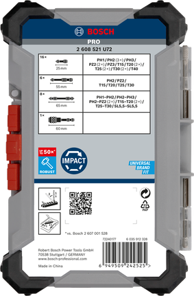 Bosch PRO Impact screwdriver bit set 31 pcs.