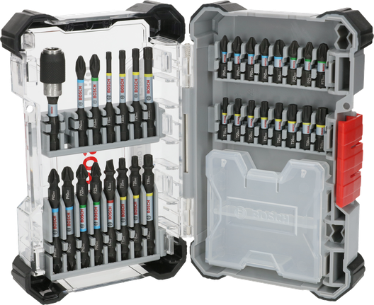 Bosch PRO Impact Screwdriver Bit Set 31 pcs in case.