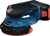 Bosch GEX 18V-150-3 cordless random orbit sander.