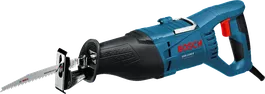 Bosch GSA 1100 E reciprocating saw with 230 mm cutting depth.