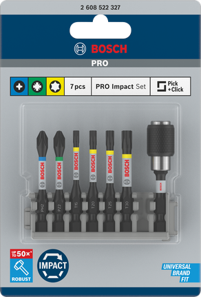 Bosch PRO Impact bit set 8 pcs.