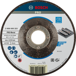 Bosch PRO Metal Bonded Grinding Disc 125mm long life.