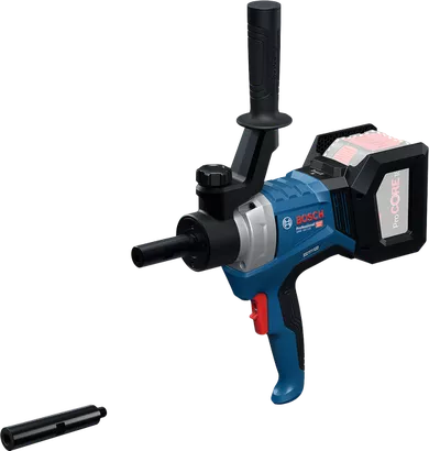 GRW 18V-120 Bosch GRW 18V-120 cordless mud mixer with handle.
