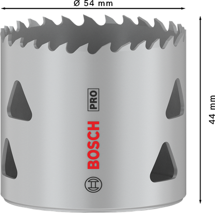 PRO Multi Material Hole Saw, 54 mm, Threaded PRO Multi Material Hole Saw, 54 mm, Threaded