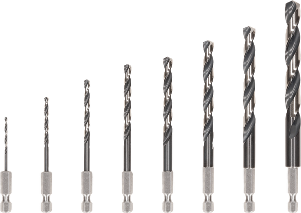 PRO Metal HSS-G Impact Twist Drill Bit Set, 8 pcs Bosch PRO Metal HSS-G Impact Twist Drill Bit Set, 8 pcs.