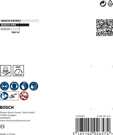 Bosch PRO Metal heavy cup brush 100 x 0.8 mm.