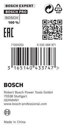 Bosch reduction ring 30 x 1.2 x 20 mm.