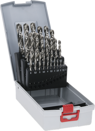 Bosch PRO Metal HSS-G Twist Drill Bit Set 25 pcs in case.