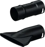 Bosch GBL 18V-800 blower nozzle and adapter set.