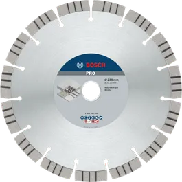 Bosch PRO Concrete Diamond Disc, 230 mm for cutting.