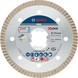 Bosch PRO Ceramic X-Lock diamond disc, 115 mm.